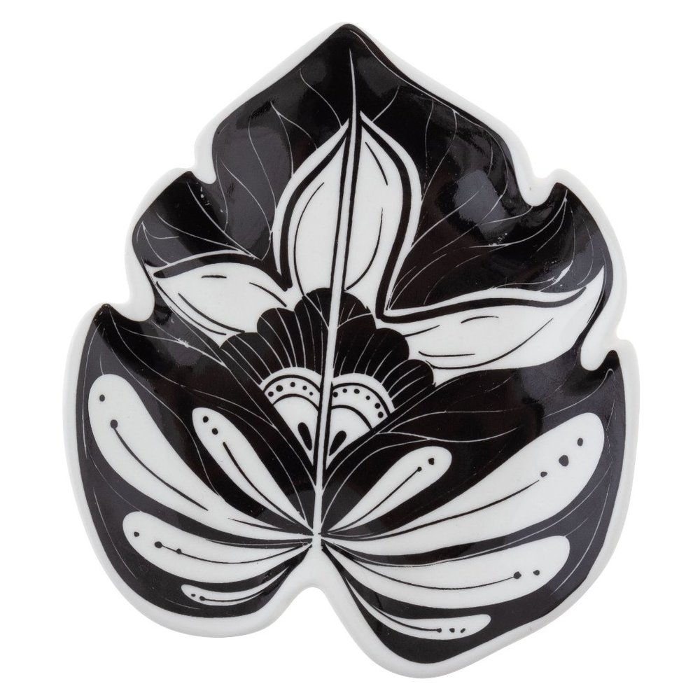 Boho Monstera Leaf Trinket Dish
